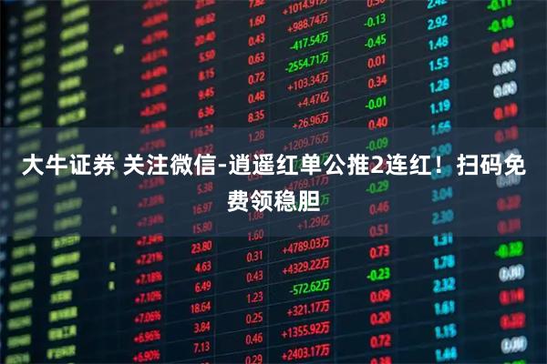 大牛证券 关注微信-逍遥红单公推2连红！扫码免费领稳胆